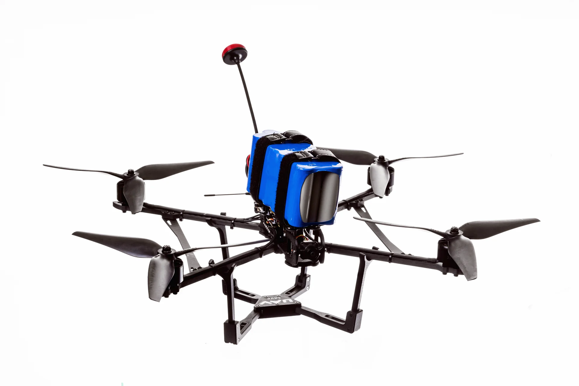FPV U7 multirotor in a three-quarter studio view